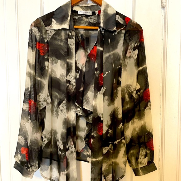 Patricia Luca Small chiffon printed shirt - Picture 1 of 3